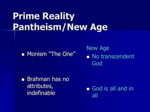 Pantheism PowerPoint