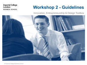 Workshop 2 Presentation Guidelines