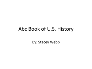 Abc Book of US History