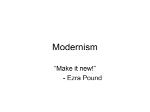 Modernism! - andersonenglish