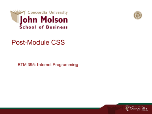 Post-module CSS