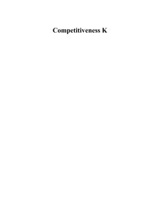 AT: Competitiveness Inevitable