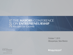 2015 Mayors Conference - Ewing Marion Kauffman Foundation