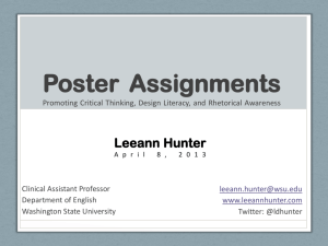 Poster Assignments