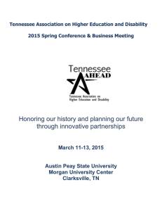 Registration Form - Tennessee Association of Higher Education And