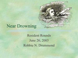 Near Drowning - Calgary Emergency Medicine