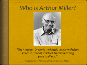 Who is Arthur Miller?