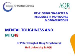 Presentation title - Institute for Outdoor Learning