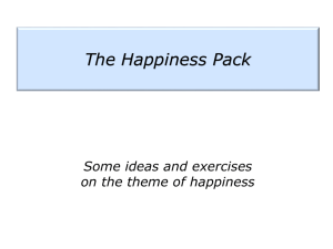 Happiness Pack powerpoint