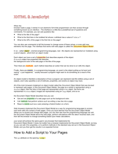 XHTML & JavaScript