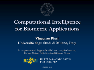 Computational Intelligence Technologies for Biometric