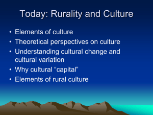 Culture and Society - Warren County Schools