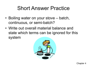 Short Answer Practice