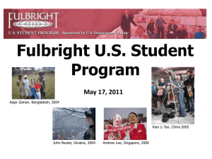 Fulbright US Student Program
