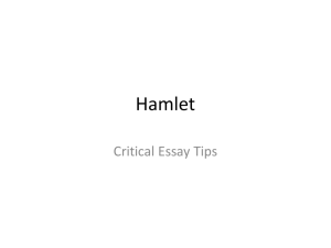 Hamlet Latest Tips