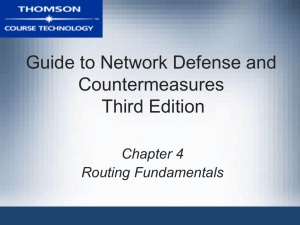 Guide to Network Defense and Countermeasures