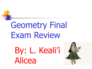geometry review