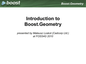 Boost.Geometry - Mateusz Loskot