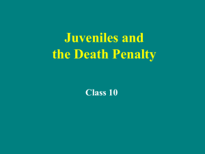 Atkins and the Death Penalty for Juveniles