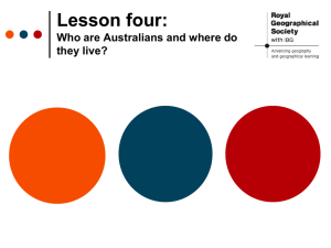 Who are Australians and where do they live?