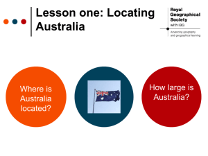 Locating Australia