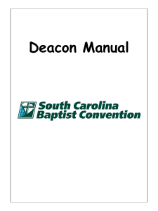 Sample Deacon Manual - ACS Integration: Home