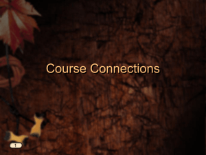 Course Connections