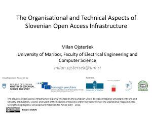 2.1 The Organisational and Technical Aspectsof Slovenian Open