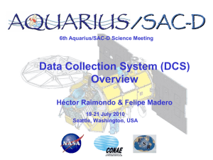 Data Collection System (DCS) Overview