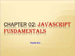 Introduction to javascript
