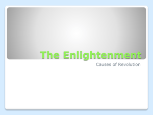 The Enlightenment - Fort Thomas Independent Schools