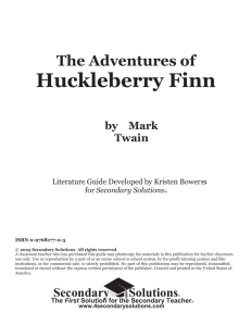 Huck Finn - Hcaeagles.net