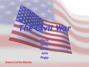 Civil War Power Point Presentation