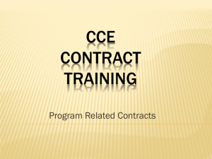 program contract training presentation (april 2010)