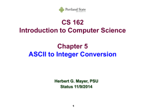 ASCII to Integer, a2i