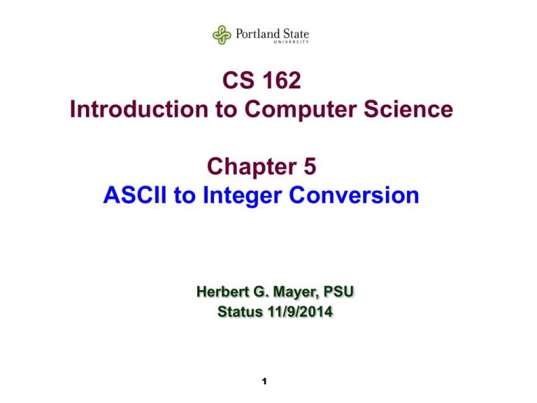 ASCII To Integer A2i