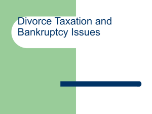 Taxes and Bankruptcy PowerPoint