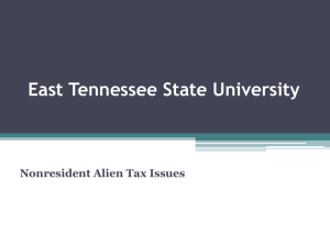 Aliens - East Tennessee State University