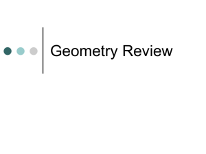 Geometry Review - powerpointgames