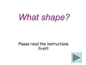 What Shape? - Collaborative Learning Project
