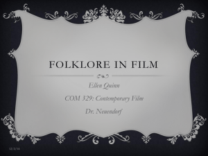 Folklore in film - Academic Csuohio
