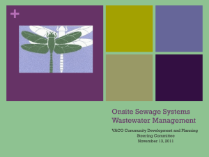 Wastewater Management - Virginia Association of Counties