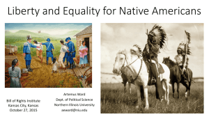 Native American Rights: Liberty and Equality