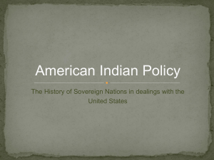 Indian Policy Summary