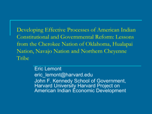 Developing Effective Processes of American Indian