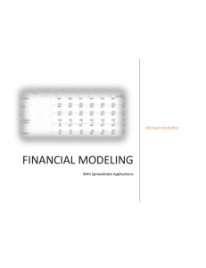 Financial modeling