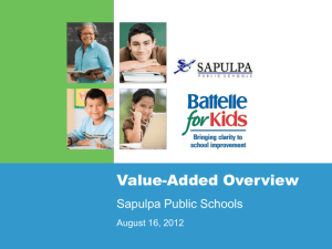 Battelle Power Point - Sapulpa Public Schools