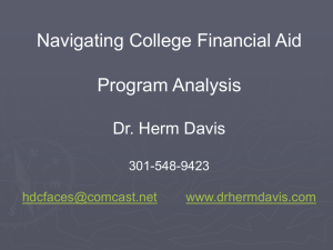 Navigating College Financial Aid