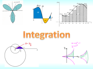 Integration - The Maths Orchard
