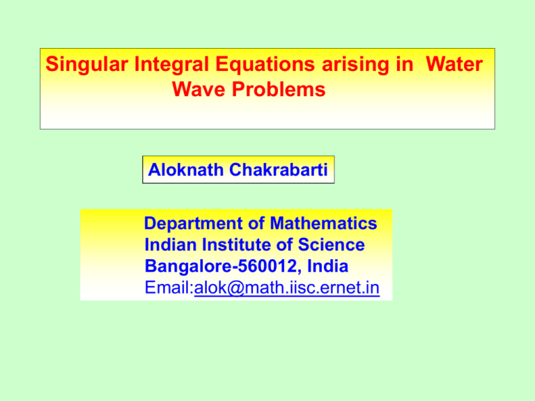 solution of the given generalized Abel integral equation